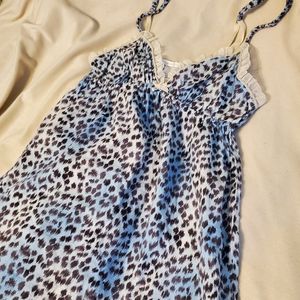 VS blue cheetah lingerie